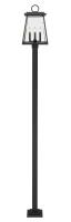 Four Light Outdoor Post Mounted Fixture by Z-Lite - Broughton Collection, Black Finish - 521PHBS-536P-BK