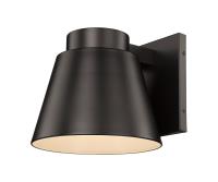 LED Outdoor Wall Mount by Z-Lite - Asher Collection, Outdoor Rubbed Bronze Finish - 544B-ORBZ-LED