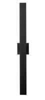 LED Outdoor Wall Mount by Z-Lite - Edge Collection, Black Finish - 576M-2-BK-LED