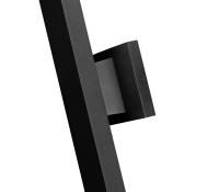 LED Outdoor Wall Mount by Z-Lite - Edge Collection, Black Finish - 576M-2-BK-LED