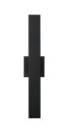 LED Outdoor Wall Mount by Z-Lite - Edge Collection, Black Finish - 576S-2-BK-LED