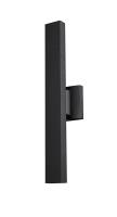 LED Outdoor Wall Mount by Z-Lite - Edge Collection, Black Finish - 576S-2-BK-LED