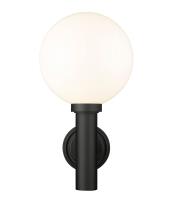 One Light Outdoor Wall Light by Z-Lite - Laurent Collection, Black Finish - 597B-BK