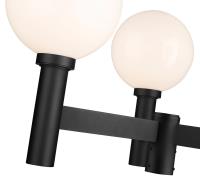 Three Light Outdoor Post Mount Fixture by Z-Lite - Laurent Collection, Black Finish - 597BP3-BK