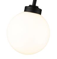 One Light Outdoor Pendant by Z-Lite - Laurent Collection, Black Finish - 597P8-BK