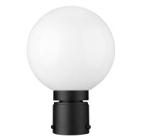 One Light Outdoor Post Mount Fixture by Z-Lite - Laurent Collection, Black Finish - 597PHM-BK