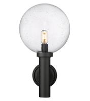 One Light Outdoor Wall Light by Z-Lite - Laurent Collection, Black Finish - 599B-BK