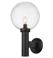 One Light Outdoor Wall Light by Z-Lite - Laurent Collection, Black Finish - 599B-BK