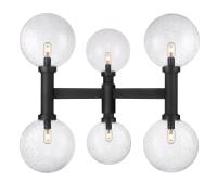 Six Light Outdoor Post Mount Fixture by Z-Lite - Laurent Collection, Black Finish - 599BP6-BK