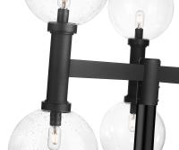 Six Light Outdoor Post Mount Fixture by Z-Lite - Laurent Collection, Black Finish - 599BP6-BK