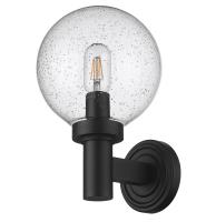 One Light Outdoor Wall Light by Z-Lite - Laurent Collection, Black Finish - 599M-BK