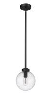 One Light Outdoor Pendant by Z-Lite - Laurent Collection, Black Finish - 599P8-BK