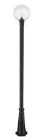 One Light Outdoor Post Mounted Fixture by Z-Lite - Laurent Collection, Black Finish - 599PHB-519P-BK