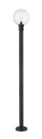 One Light Outdoor Post Mounted Fixture by Z-Lite - Laurent Collection, Black Finish - 599PHB-567P-BK