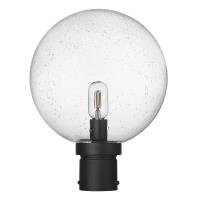 One Light Outdoor Post Mount Fixture by Z-Lite - Laurent Collection, Black Finish - 599PHB-BK