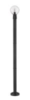 One Light Outdoor Post Mounted Fixture by Z-Lite - Laurent Collection, Black Finish - 599PHM-567P-BK