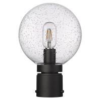One Light Outdoor Post Mount Fixture by Z-Lite - Laurent Collection, Black Finish - 599PHM-BK