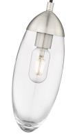 One Light Pendant by Z-Lite - Arden Collection, Brushed Nickel Finish - 651P-BN