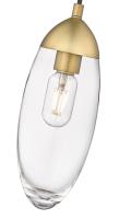 One Light Pendant by Z-Lite - Arden Collection, Rubbed Brass Finish - 651P-RB