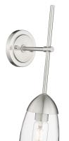 One Light Wall Sconce by Z-Lite - Arden Collection, Brushed Nickel Finish - 651S-BN