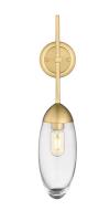 One Light Wall Sconce by Z-Lite - Arden Collection, Rubbed Brass Finish - 651S-RB