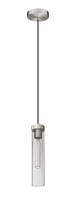 One Light Pendant by Z-Lite - Beau Collection, Brushed Nickel Finish - 740P-BN