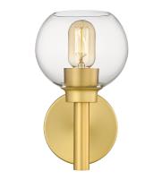 One Light Wall Sconce by Z-Lite - Sutton Collection, Brushed Gold Finish - 7502-1S-BG