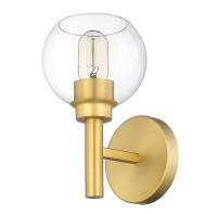 One Light Wall Sconce by Z-Lite - Sutton Collection, Brushed Gold Finish - 7502-1S-BG