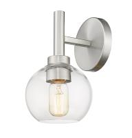 One Light Wall Sconce by Z-Lite - Sutton Collection, Brushed Nickel Finish - 7502-1S-BN