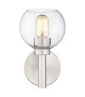 One Light Wall Sconce by Z-Lite - Sutton Collection, Brushed Nickel Finish - 7502-1S-BN
