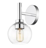 One Light Wall Sconce by Z-Lite - Sutton Collection, Chrome Finish - 7502-1S-CH