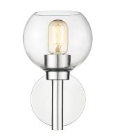 One Light Wall Sconce by Z-Lite - Sutton Collection, Chrome Finish - 7502-1S-CH