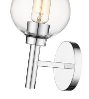 One Light Wall Sconce by Z-Lite - Sutton Collection, Chrome Finish - 7502-1S-CH