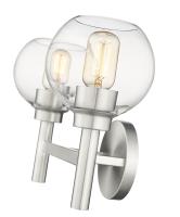 Two Light Vanity by Z-Lite - Sutton Collection, Brushed Nickel Finish - 7502-2V-BN