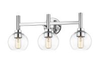 Three Light Vanity by Z-Lite - Sutton Collection, Chrome Finish - 7502-3V-CH