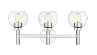Three Light Vanity by Z-Lite - Sutton Collection, Chrome Finish - 7502-3V-CH
