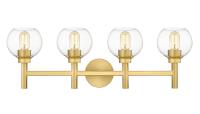 Four Light Vanity by Z-Lite - Sutton Collection, Brushed Gold Finish - 7502-4V-BG