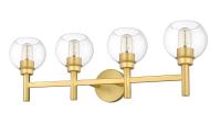 Four Light Vanity by Z-Lite - Sutton Collection, Brushed Gold Finish - 7502-4V-BG