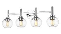 Four Light Vanity by Z-Lite - Sutton Collection, Chrome Finish - 7502-4V-CH