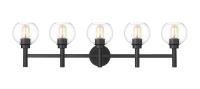 Five Light Vanity by Z-Lite - Sutton Collection, Matte Black Finish - 7502-5V-MB