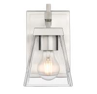 One Light Wall Sconce by Z-Lite - Lauren Collection, Brushed Nickel Finish - 819-1S-BN