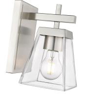 One Light Wall Sconce by Z-Lite - Lauren Collection, Brushed Nickel Finish - 819-1S-BN