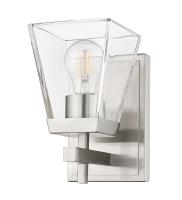 One Light Wall Sconce by Z-Lite - Lauren Collection, Brushed Nickel Finish - 819-1S-BN
