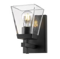 One Light Wall Sconce by Z-Lite - Lauren Collection, Matte Black Finish - 819-1S-MB