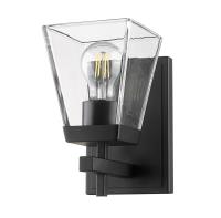 One Light Wall Sconce by Z-Lite - Lauren Collection, Matte Black Finish - 819-1S-MB