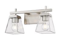 Two Light Vanity by Z-Lite - Lauren Collection, Brushed Nickel Finish - 819-2V-BN
