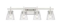 Four Light Vanity by Z-Lite - Lauren Collection, Brushed Nickel Finish - 819-4V-BN