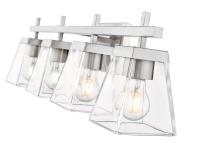 Four Light Vanity by Z-Lite - Lauren Collection, Brushed Nickel Finish - 819-4V-BN