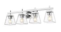 Four Light Vanity by Z-Lite - Lauren Collection, Chrome Finish - 819-4V-CH