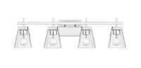 Four Light Vanity by Z-Lite - Lauren Collection, Chrome Finish - 819-4V-CH